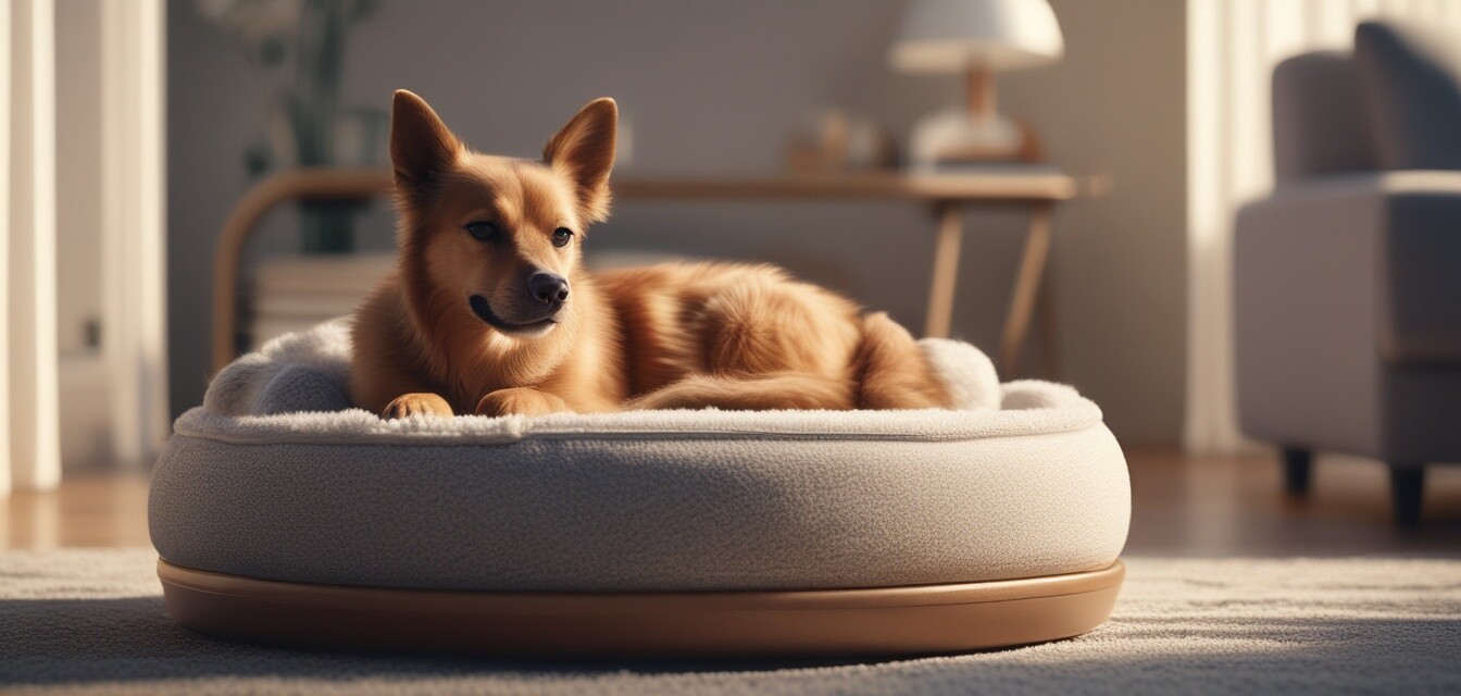 Ergonomisches Schlafplatz für Haustiere