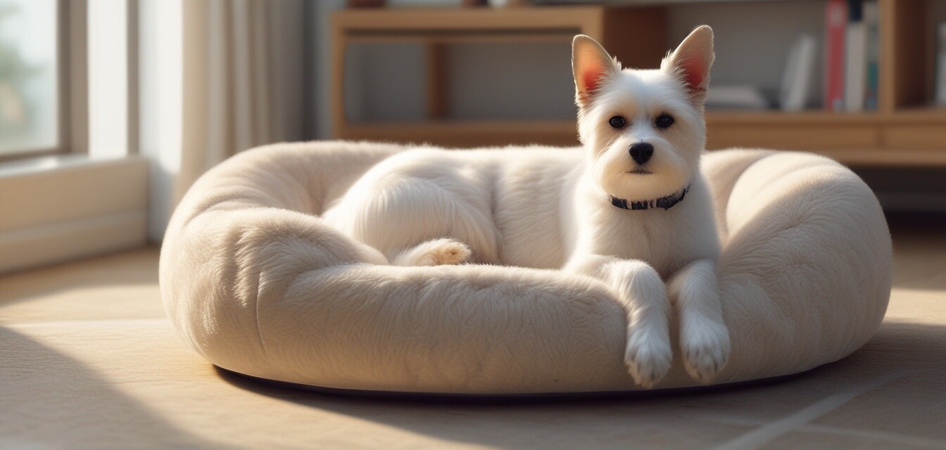 Ergonomischer Schlafplatz für ältere Haustiere